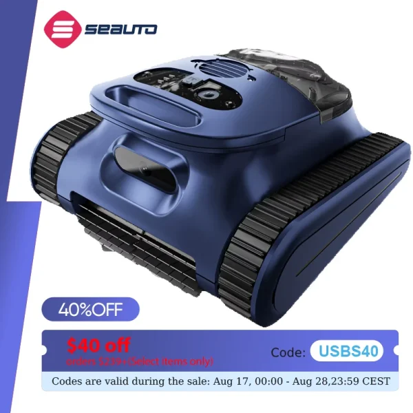 (2026 New) Seauto Crab Pro Cordless Robotic Cleaner