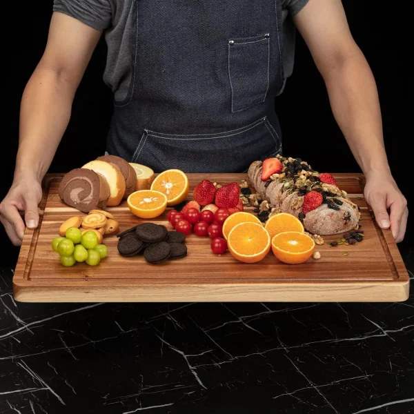 Extra Large Acacia Wood Cutting Board Thick Butcher Bloc